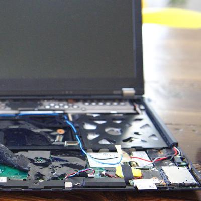 A modified ThinkPad X230 running Coreboot