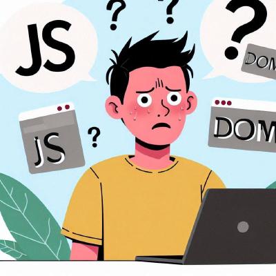 A confused JavaScript developer surrounded by framework choices
